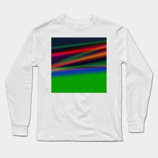 red blue green texture art Long Sleeve T-Shirt